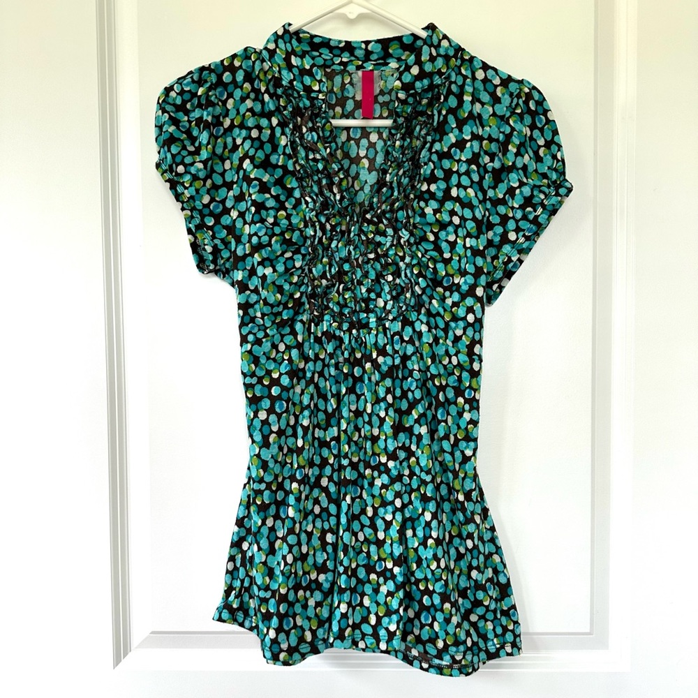 Vintage 2010’s Short Sleeve Tie back Top